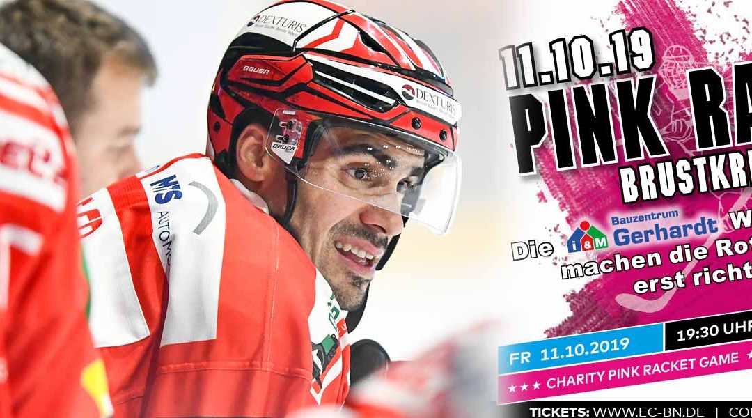 Charity „Pink Racket Game“ im CKS und Auswärtsduell gegen die Lausitzer Füchse