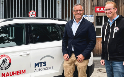 Der EC Bad Nauheim sagt „Danke an MTS Automobile“ für 20 Jahre Unterstützung!
