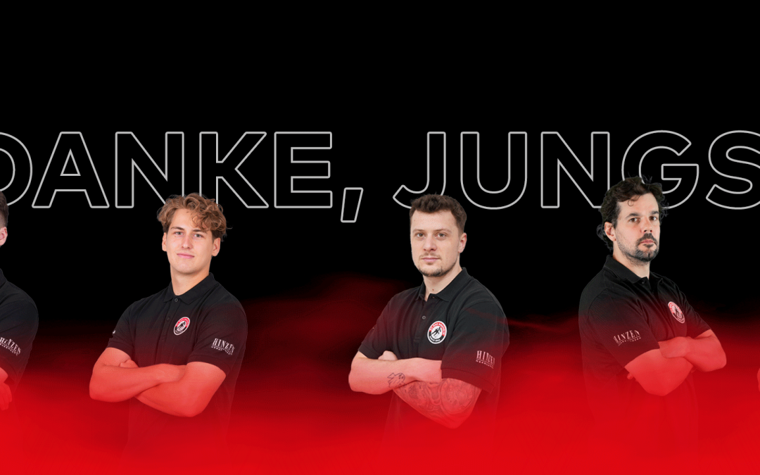 Der EC verabschiedet Lukas Koziol, Ross Armour, Pascal Steck, Luigi Calce und Tim Coffman