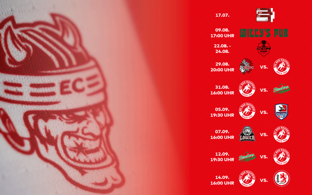 Auf einen Blick: Die Vorbereitungstermine