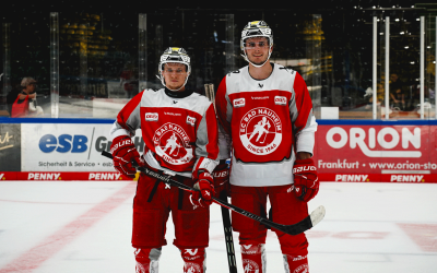 Tim Hemr und Luis Üffing trainieren mit