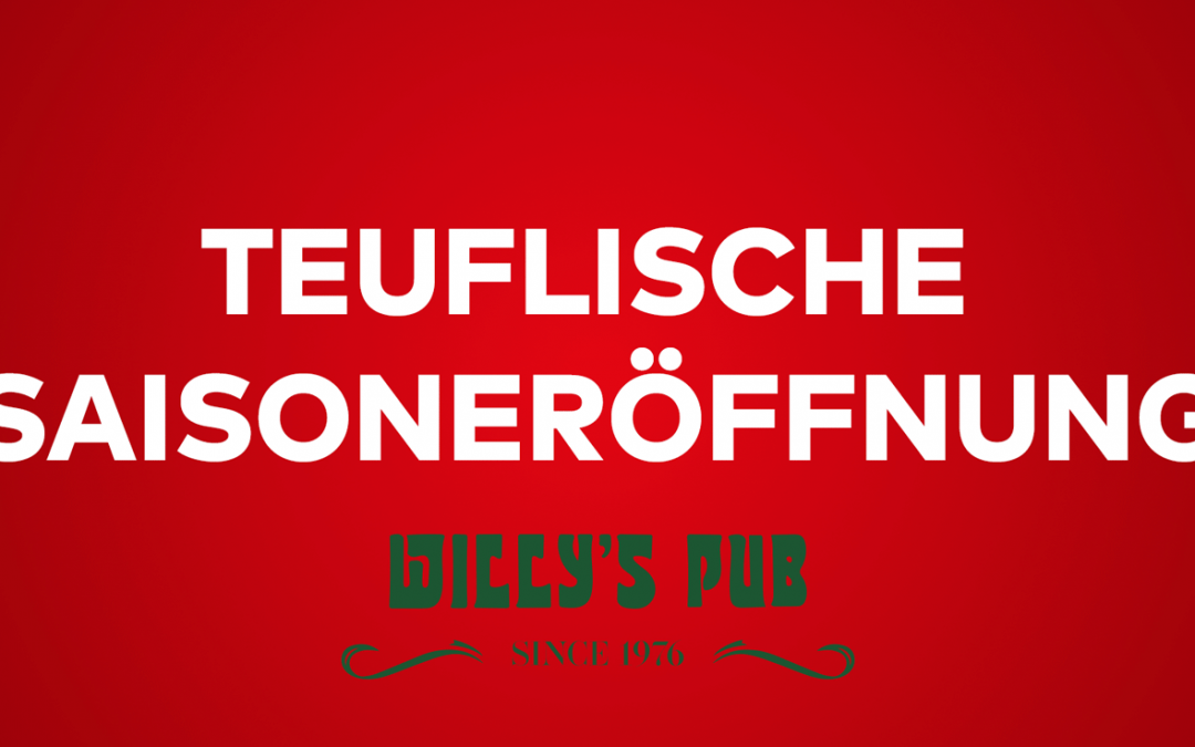 Am Samstag: Teuflische Saisoneröffnung auf dem Burgplatz!