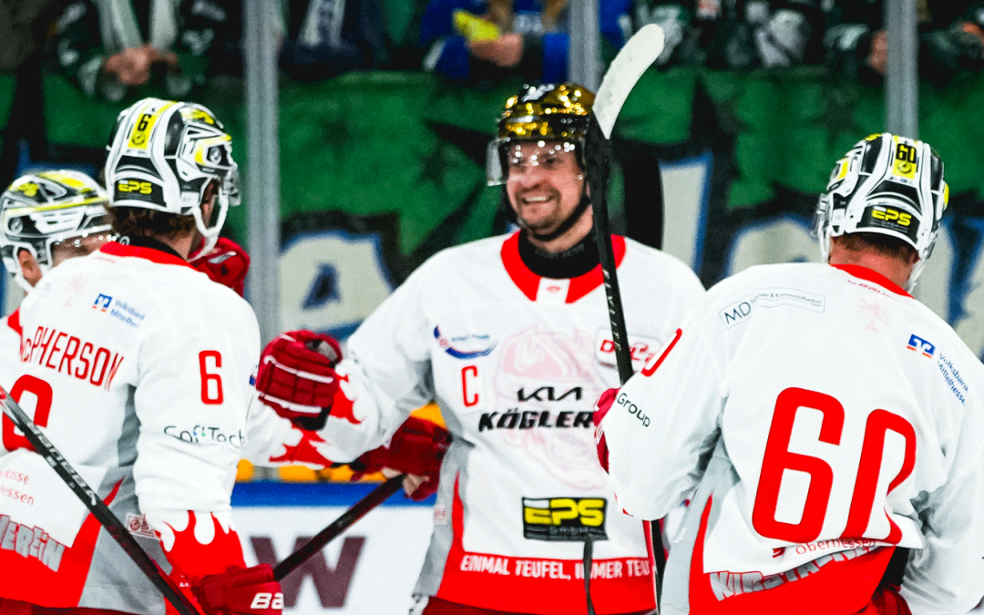 Vorne Hickmott, hinten Kuhn: Die Erfolgsgaranten beim 4:2-Sieg in Bietigheim