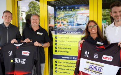 Suntec bleibt Goldpartner des EC Bad Nauheim