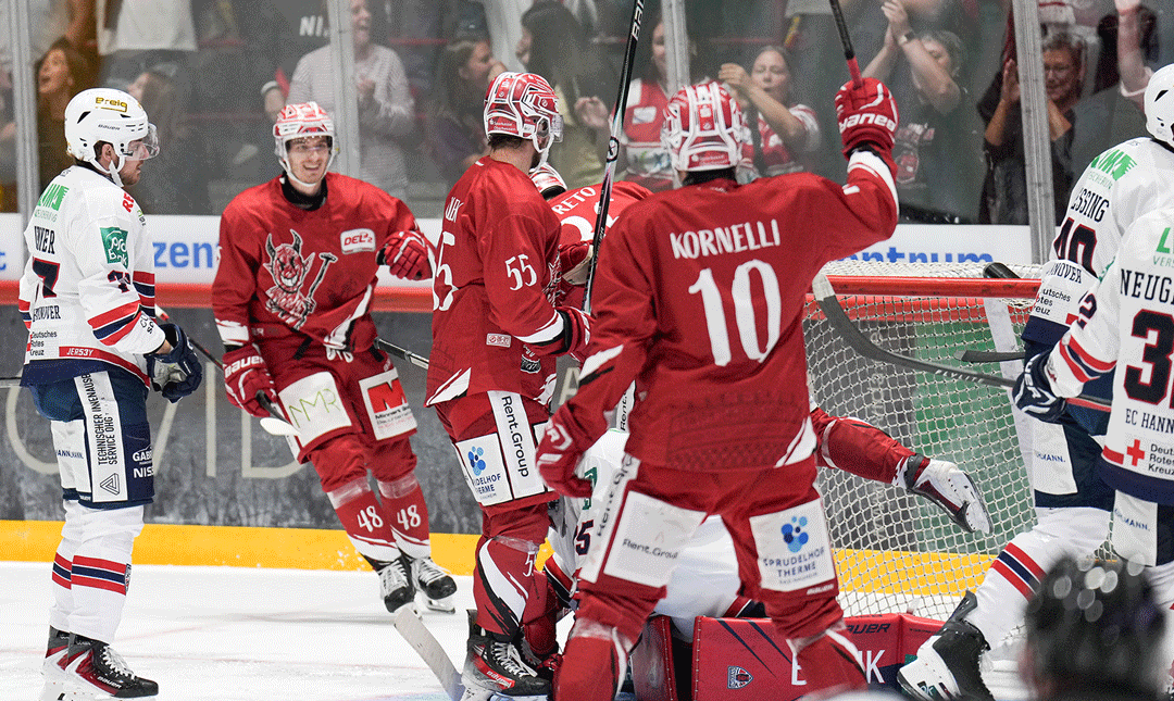 Pretos Tor-Debüt beim 4:3-Sieg über die Hannover Indians